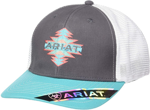 Ariat Womens Serape With Embroidery Logo Ball Cap (Multicolor / White, One Size)