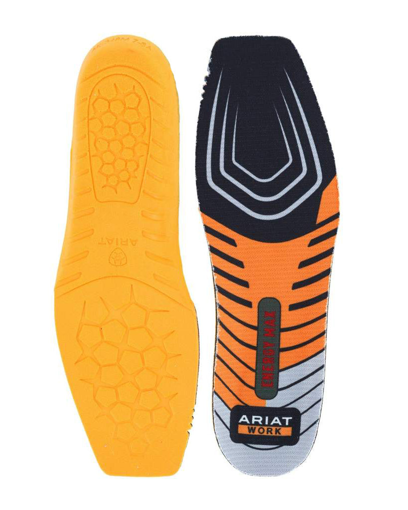 Ariat Men's Work Energy Max Wide Square Toe Insole Footbeds