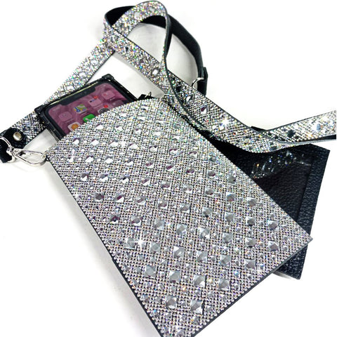 Jacqueline Kent Royal Ice Cellphone Crossbody Purse