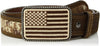 Ariat Boys Sport Patriot Digital Camo USA Flag Buckle Belt