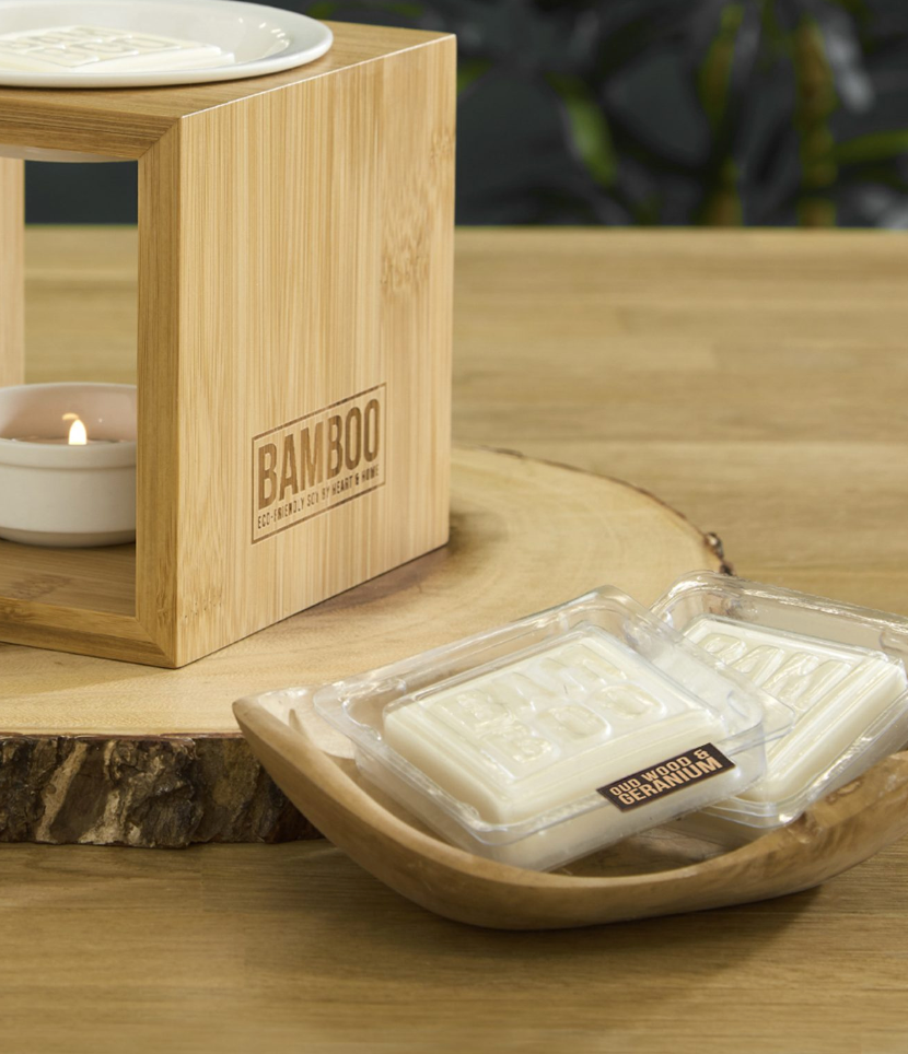 Bamboo Oud Wood & Geranium Wax Melt