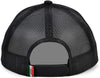 Hooey Mens Boquillas Adjustable Snapback Mesh Back Trucker Hat, Black