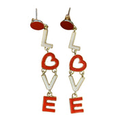 Womens Fashion Love Dangle Earrings