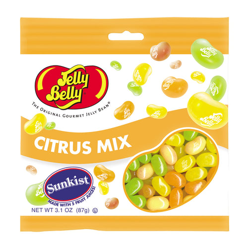Jelly Belly Sunkist Citrus Mix Jelly Beans, 3.1 oz Bag