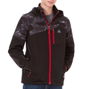 Snozu Boys Softshell Fleece Lined Hooded Jacket