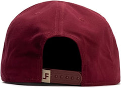 Lane Frost Serape Logo Patch Adjustable Snapback Cap Hat, Maroon