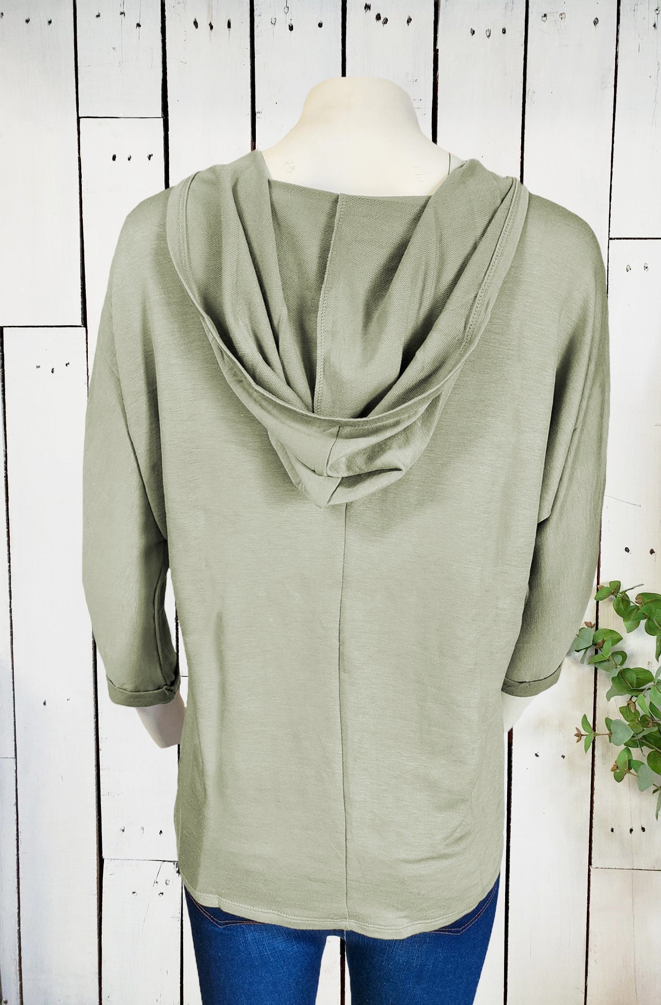 Femme by Tresics Womens Hooded Long Sleeve Top