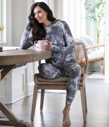 Hello Mello Dyes The Limit Lounge Joggers, Tie Dye,