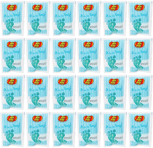 Jelly Belly Baby Shower Gift Favors 1oz. Bags Pack of 24 (It's A Boy!)