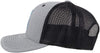 Hooey Mens Knox Punchy Six Panel Adjustable Snapback Hat (Grey/Black, One Size)