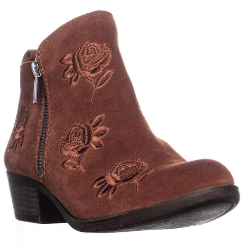 Corkys Womens Prevail Suede Bootie with Knit Back