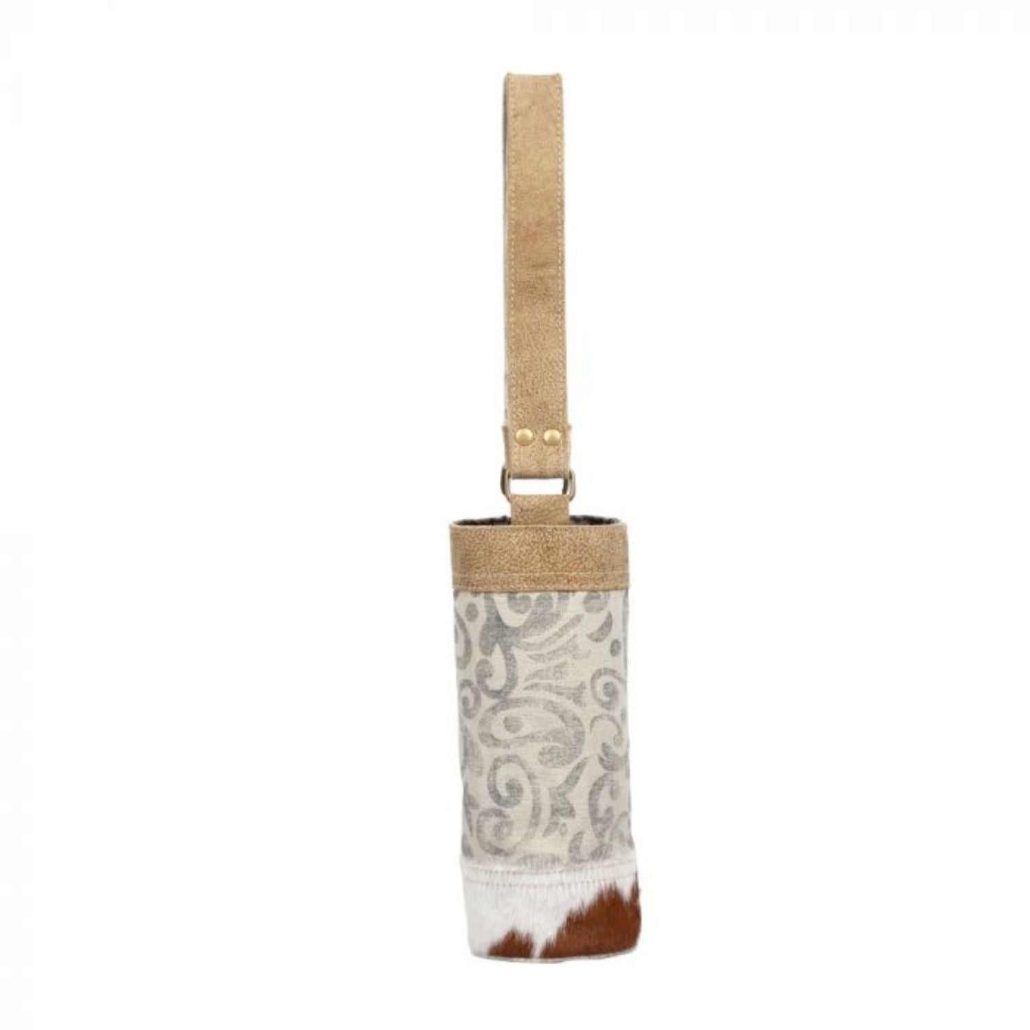 Myra Bag Wine Bottle Bag Holder, Leaf Print