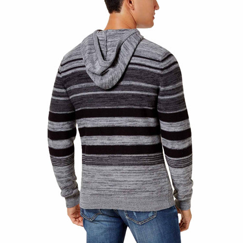American Rag Men's Blanket Stripe Hoodie (Charcoal Heather, 3X-Large)