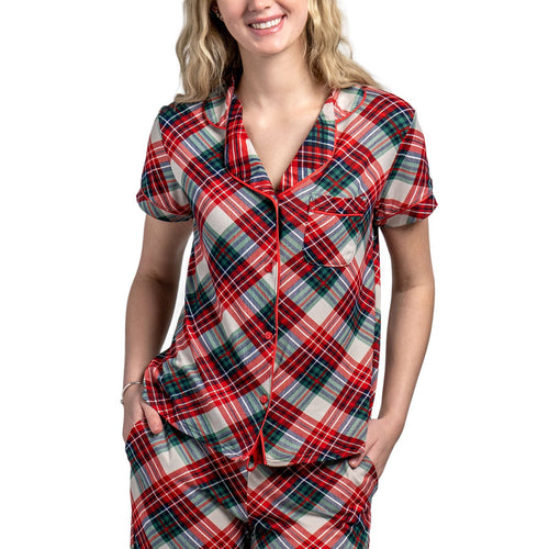 Hello Mello Womens Holiday Edition Pajama Top