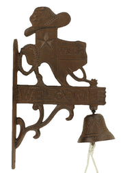 Western Moments Heavy Duty Cast Iron Texas Doorbell