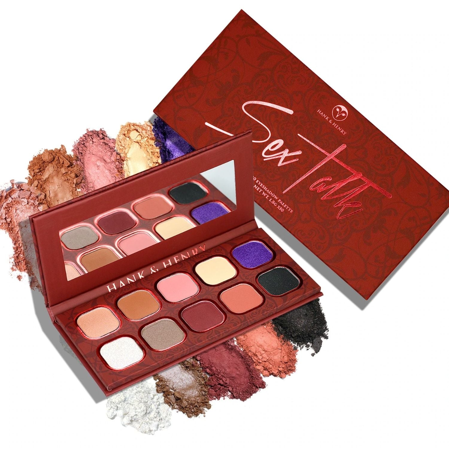 Hank & Henry Womens 10 Well Eyeshadow Palette, Sex Talk