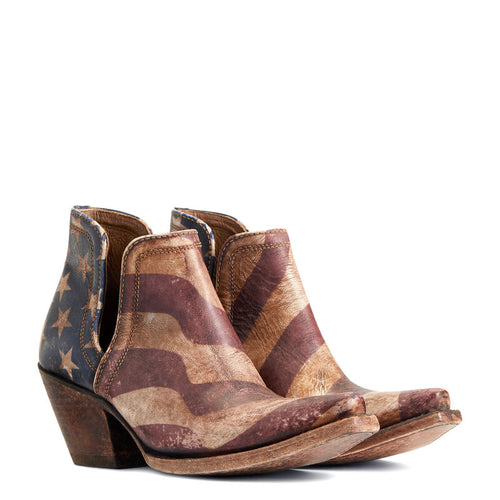 Ariat Womens Dixon Patriot Western Ankle Boot