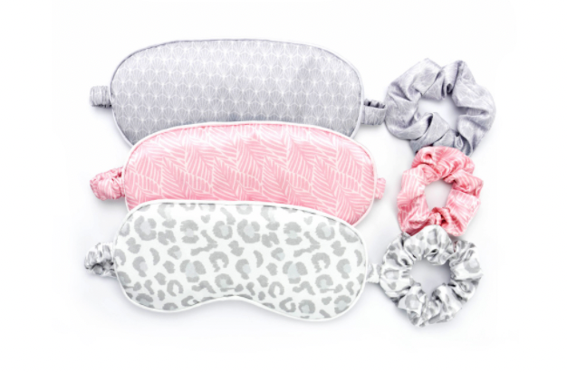 Lemon Lavender Five More Minutes Silky Eye Mask and Scrunchie Set