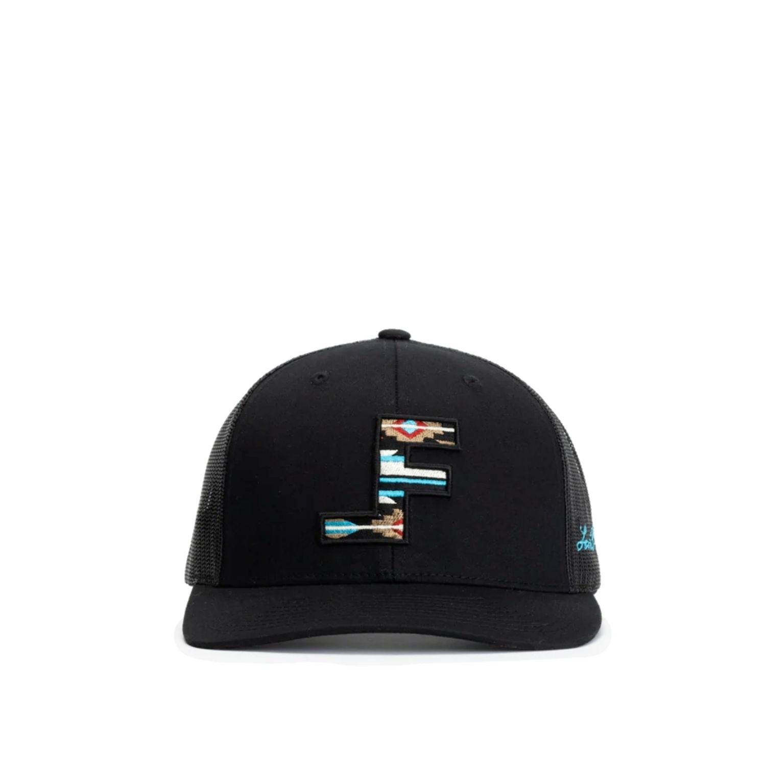 Lane Frost Aztec 3D Logo Adjustable Snap Back Baseball Cap, Black