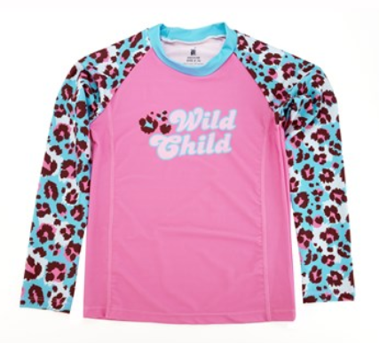 Juice Box Girls Fun In The Sun Rash Guard Swim Tee