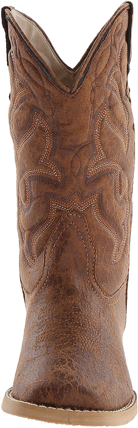 Roper Mens Scout Faux Leather Square Toe Basic Boot