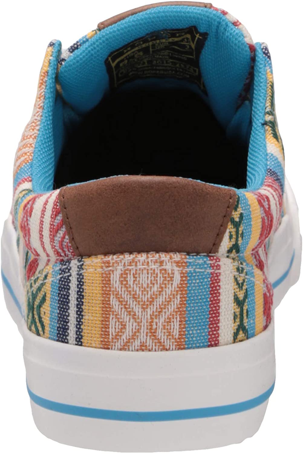 Roper Womens Angel Fire Fashion Vulcanized Serape Canvas Sneaker