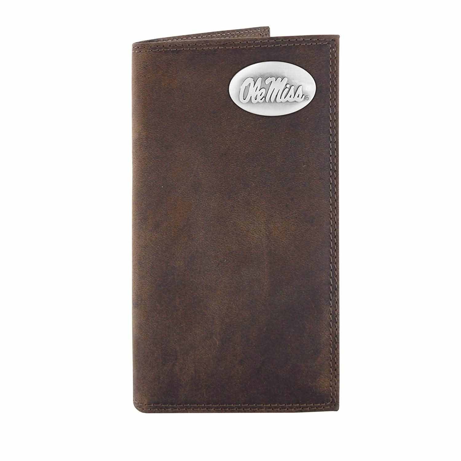 ZEP-PRO Mens Collegiate Crazy Horse Leather Wallets