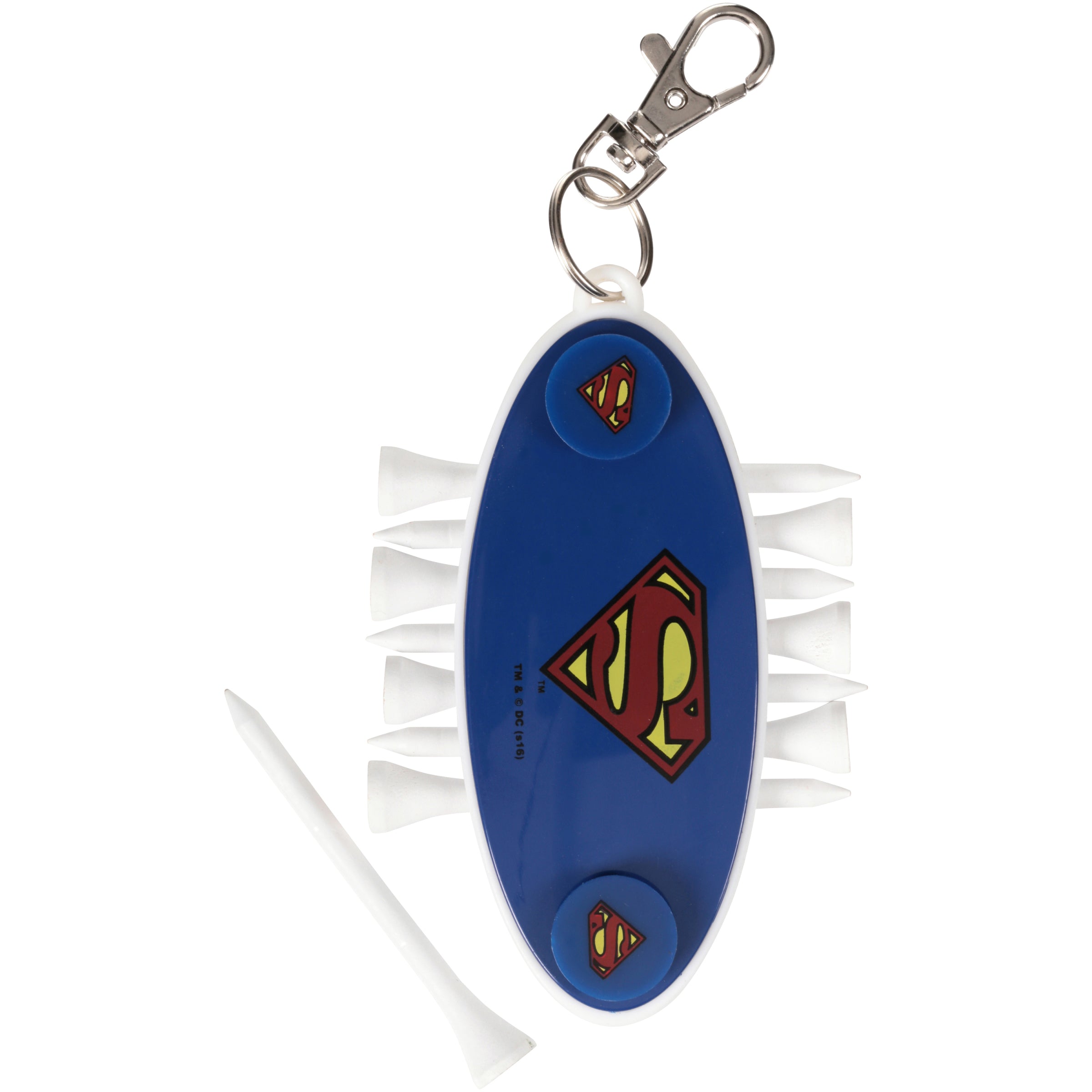 Creative Covers for Golf Tee Caddy and Golf Tees Nine Piece Set, Superman