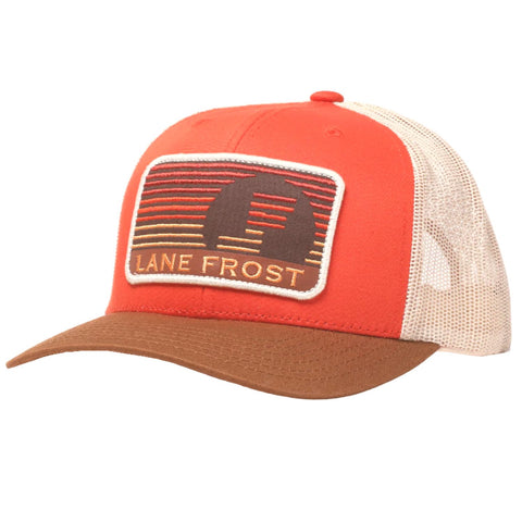 Lane Frost Wrangler Adjustable Snap Back Baseball Cap Hat, Navy/White