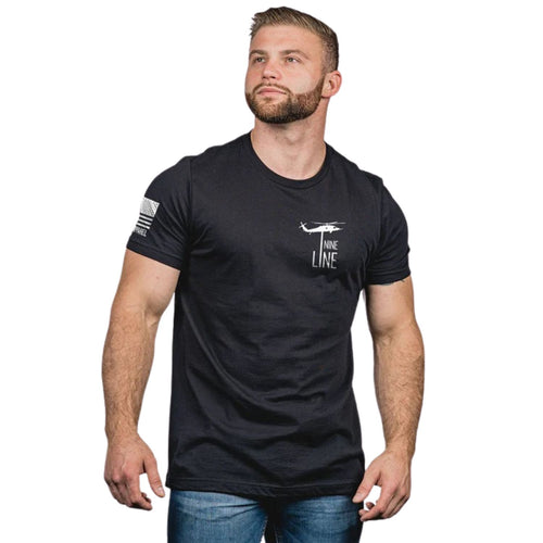 Nine Line Mens "Relentlessly Patriotic" American Drop Line T-Shirt