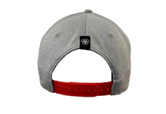 Ariat Mens 1993 Boot Co. Logo Adjustable Baseball Cap Hat(Grey, One Size)