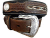 Nocona Mens Top Hand Southwest Laced Western Concho Belt