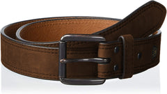 Ariat Mens Western Distressed Leather Double Stitch Belt