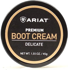 Ariat Unisex Premium Boot Cream Glass Jar,1.55oz