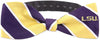 ZEP-PRO Mens NCAA Silk Striped Bow Tie