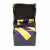 ZEP-PRO Mens NCAA Neck Tie, Pocket Square, Cuff Links Gift Box Set