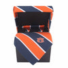 ZEP-PRO Mens NCAA Neck Tie, Pocket Square, Cuff Links Gift Box Set