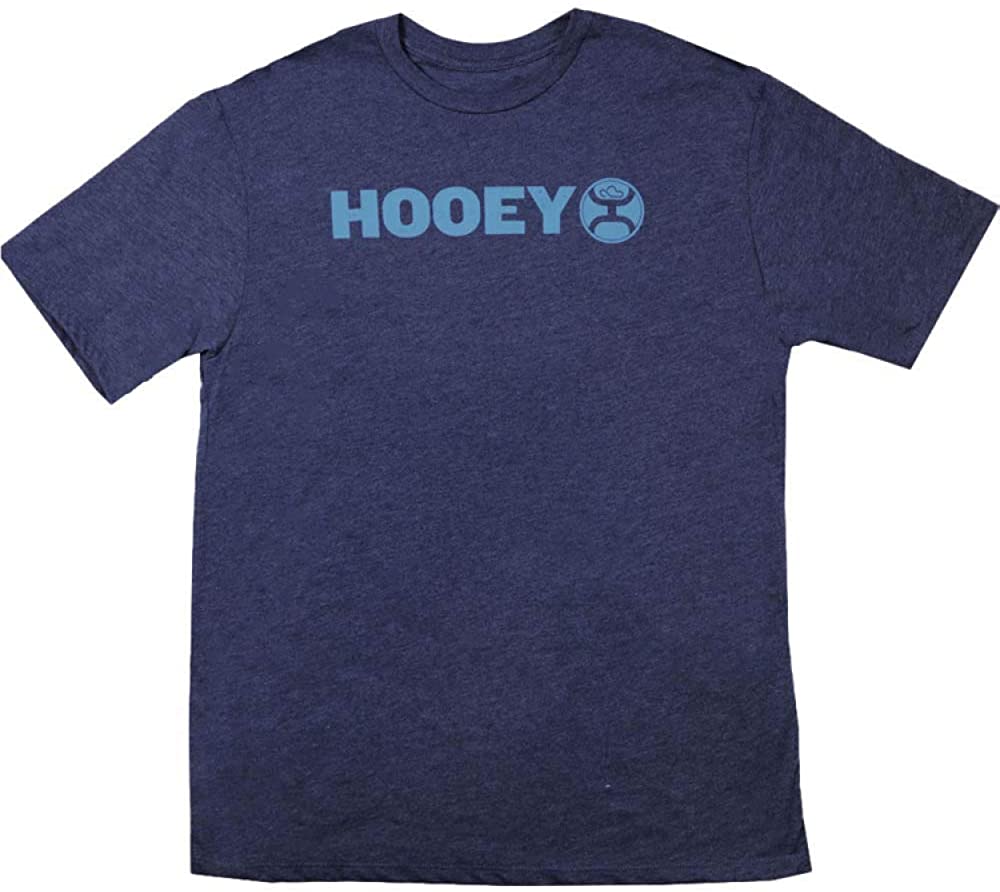 Hooey Mens Lock-up Short Sleeve Crew Neck Cotton Polyester Tee-Shirt