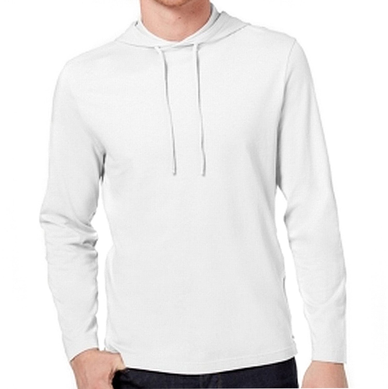 Club Room Mens Jersey Hooded Shirt