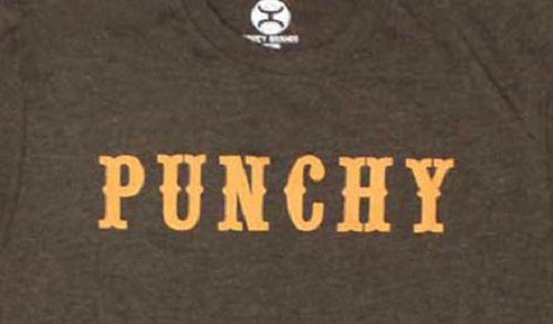 Hooey Mens Punchy Crew Neck Short Sleeve Tee-Shirt