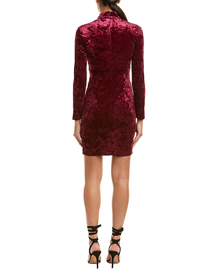 Bardot Womens Kira Velvet Sheath Dress