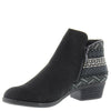 Corkys Womens Prevail Suede Bootie with Knit Back