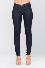 Judy Blue Womens Mid Rise Skinny Jeans
