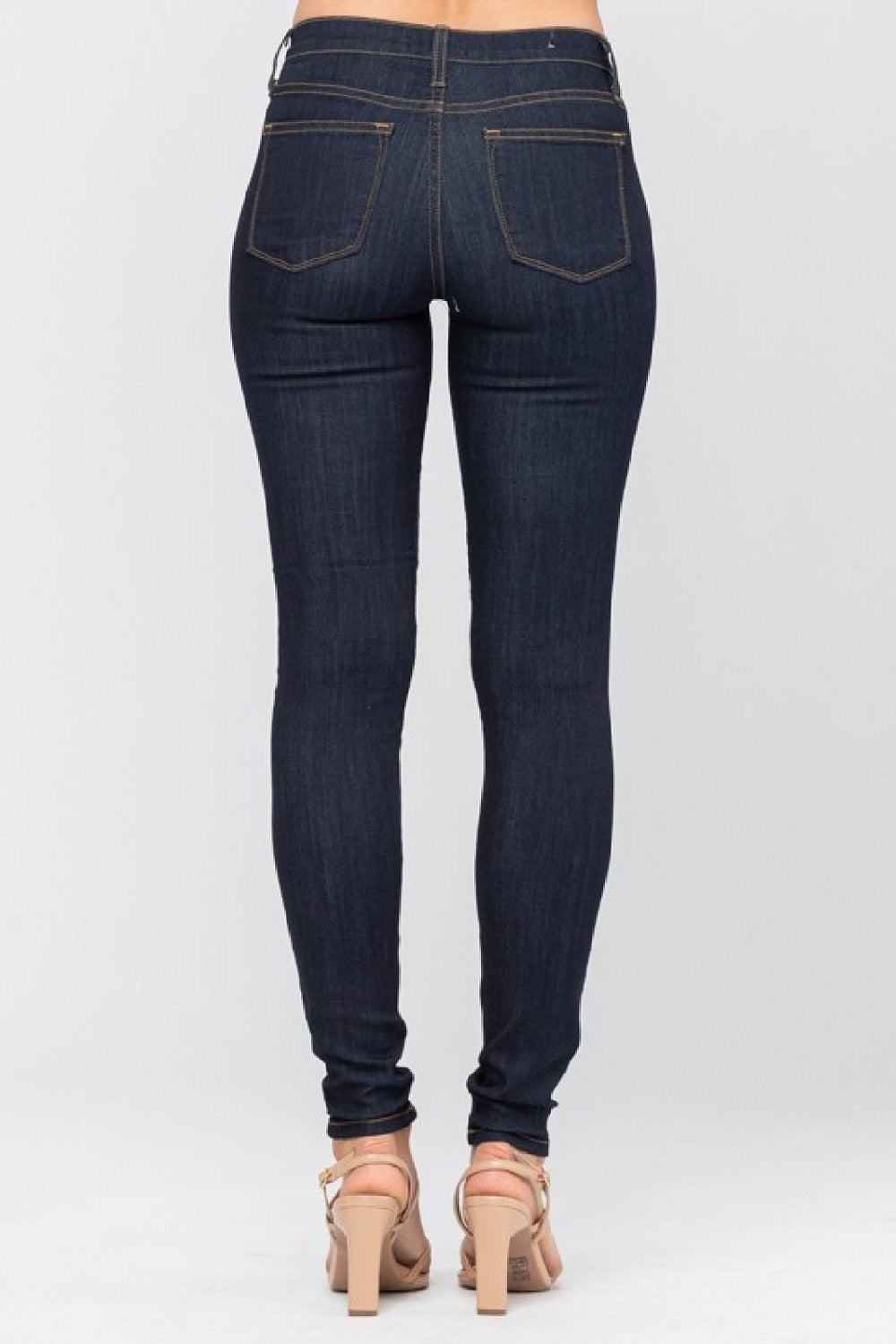Judy Blue Womens Mid Rise Skinny Jeans