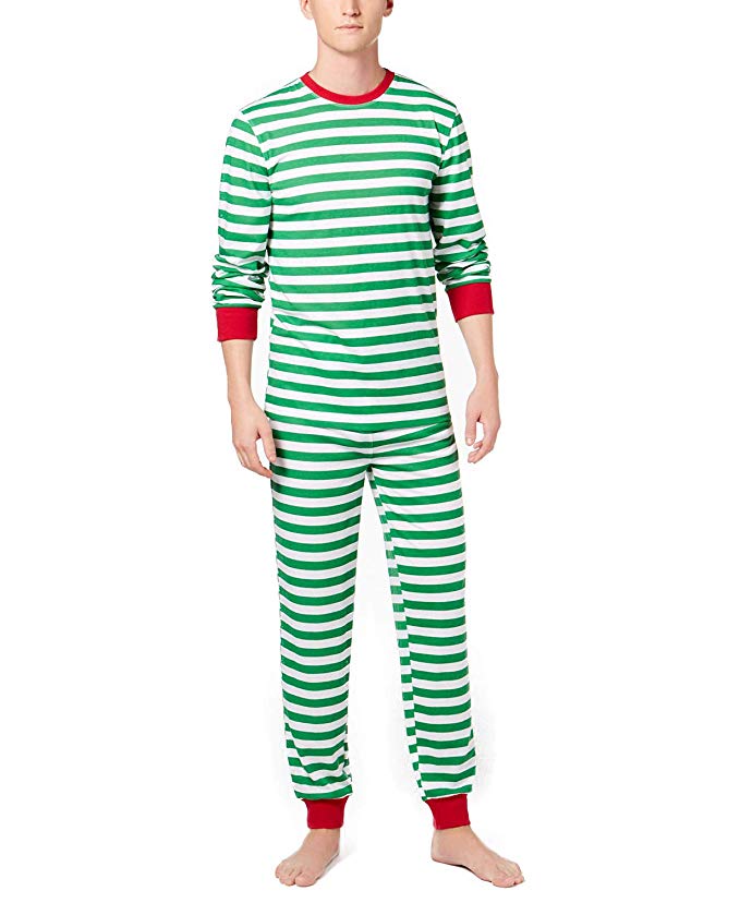 Family PJs Men's Matching 2 Pcs Pajama Long Sleeve Set