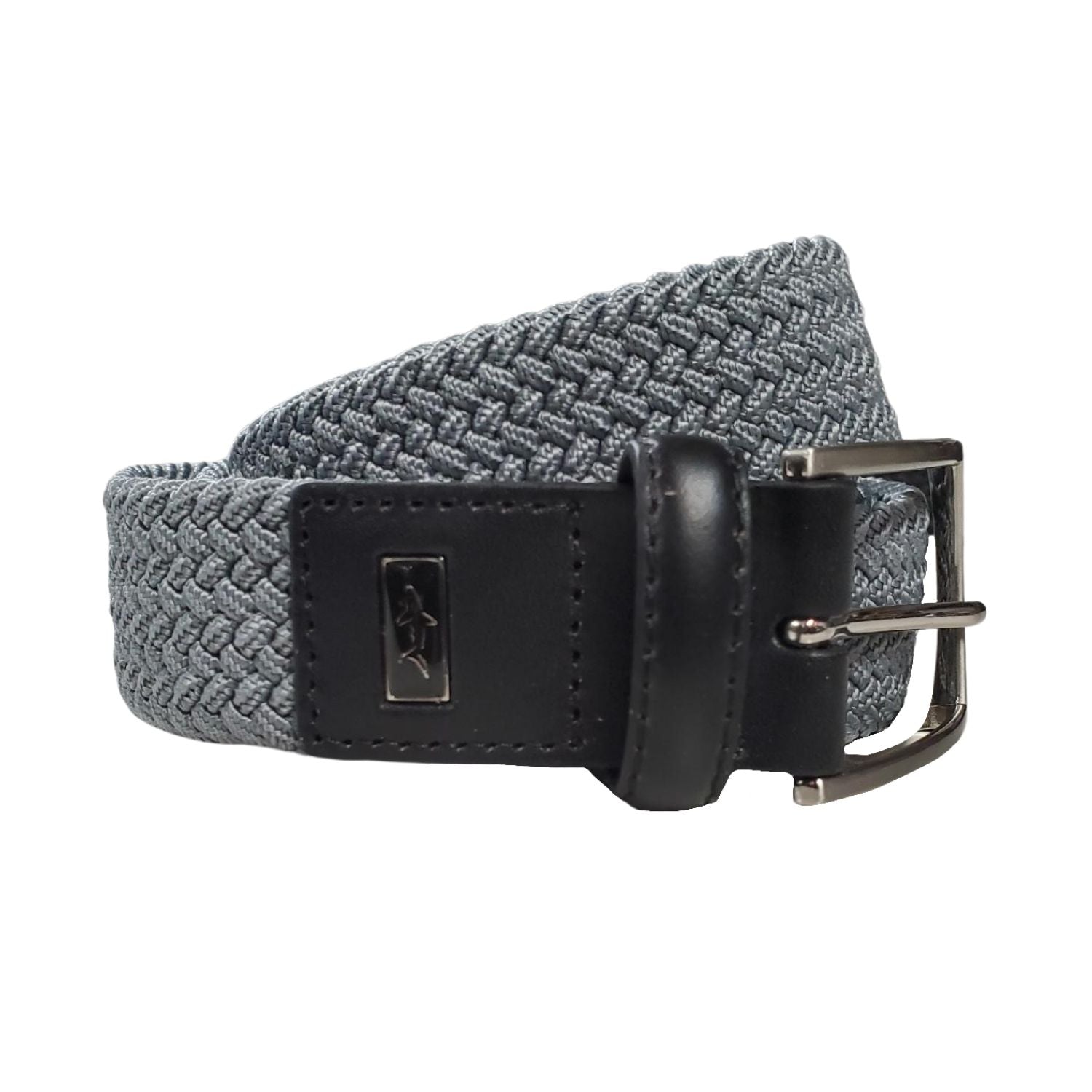 Greg Norman Men's Braided Stretch Leather Golf Belt