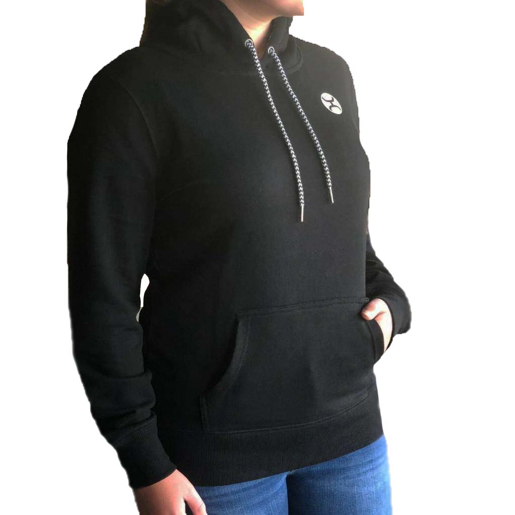 Hooey Womens Luna Signature Logo Pullover Hooded Sweatshirt