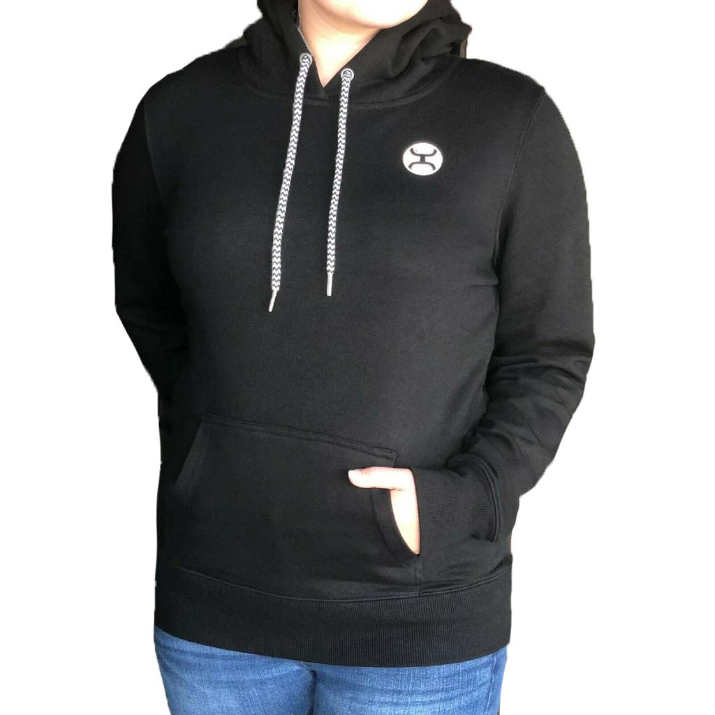 Hooey Womens Luna Signature Logo Pullover Hooded Sweatshirt
