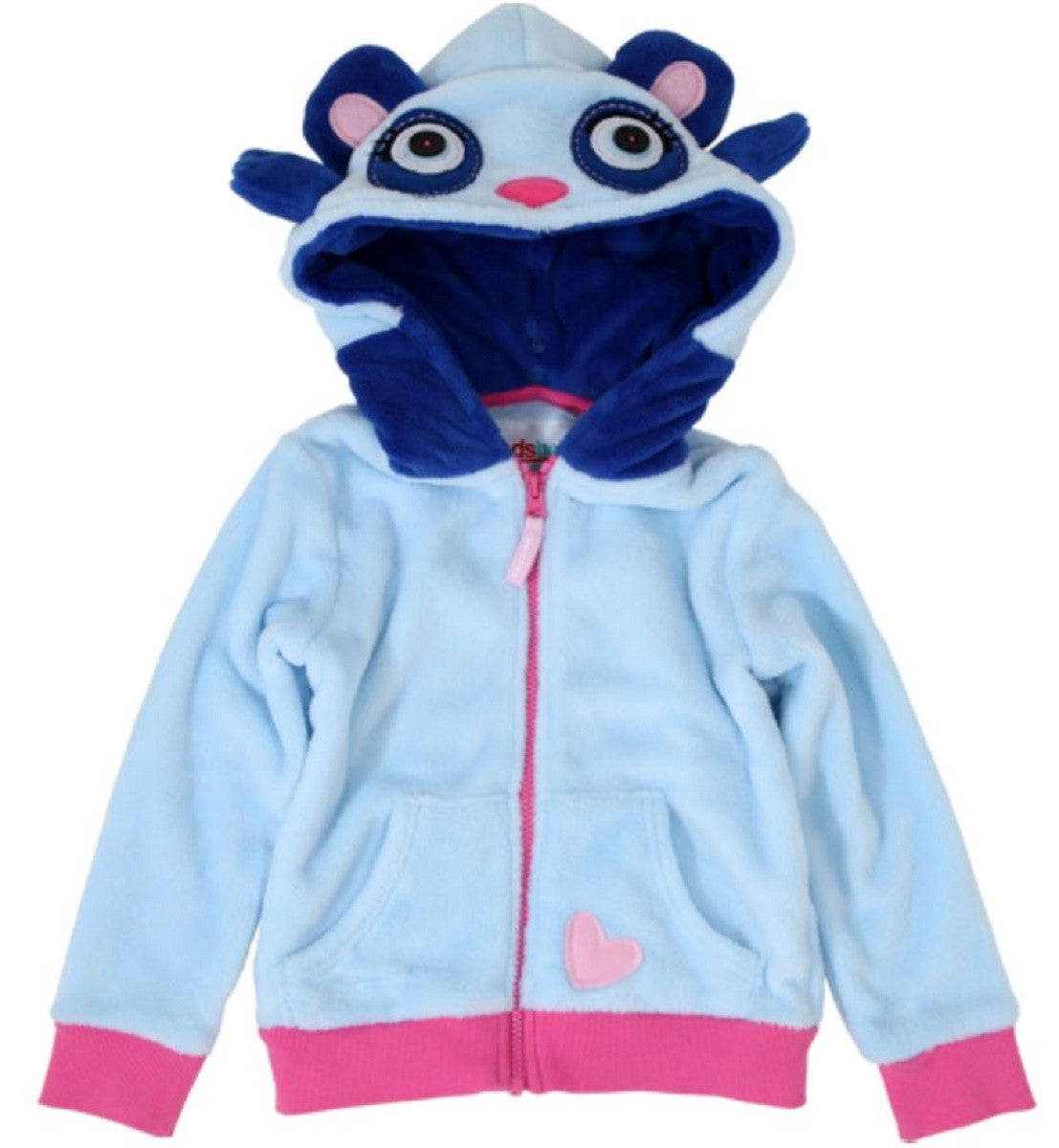Hoodsbee Girls Soft Plush Full Zip Jacket-The Hoodie That Becomes a Friend