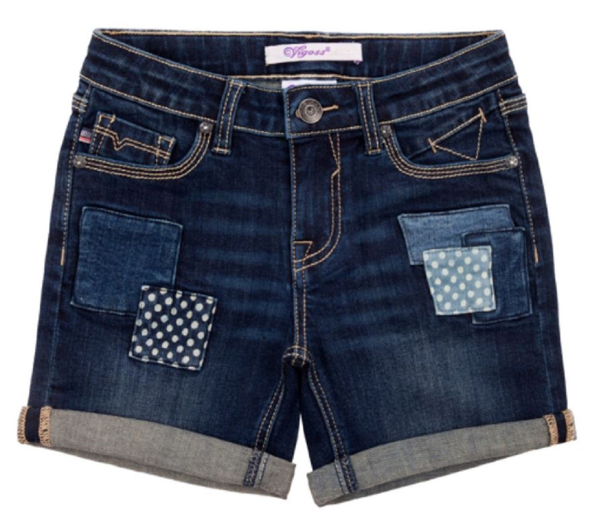 Vigoss Girl's Summer Casual Jean Shortie Shorts-Different Styles and Patterns